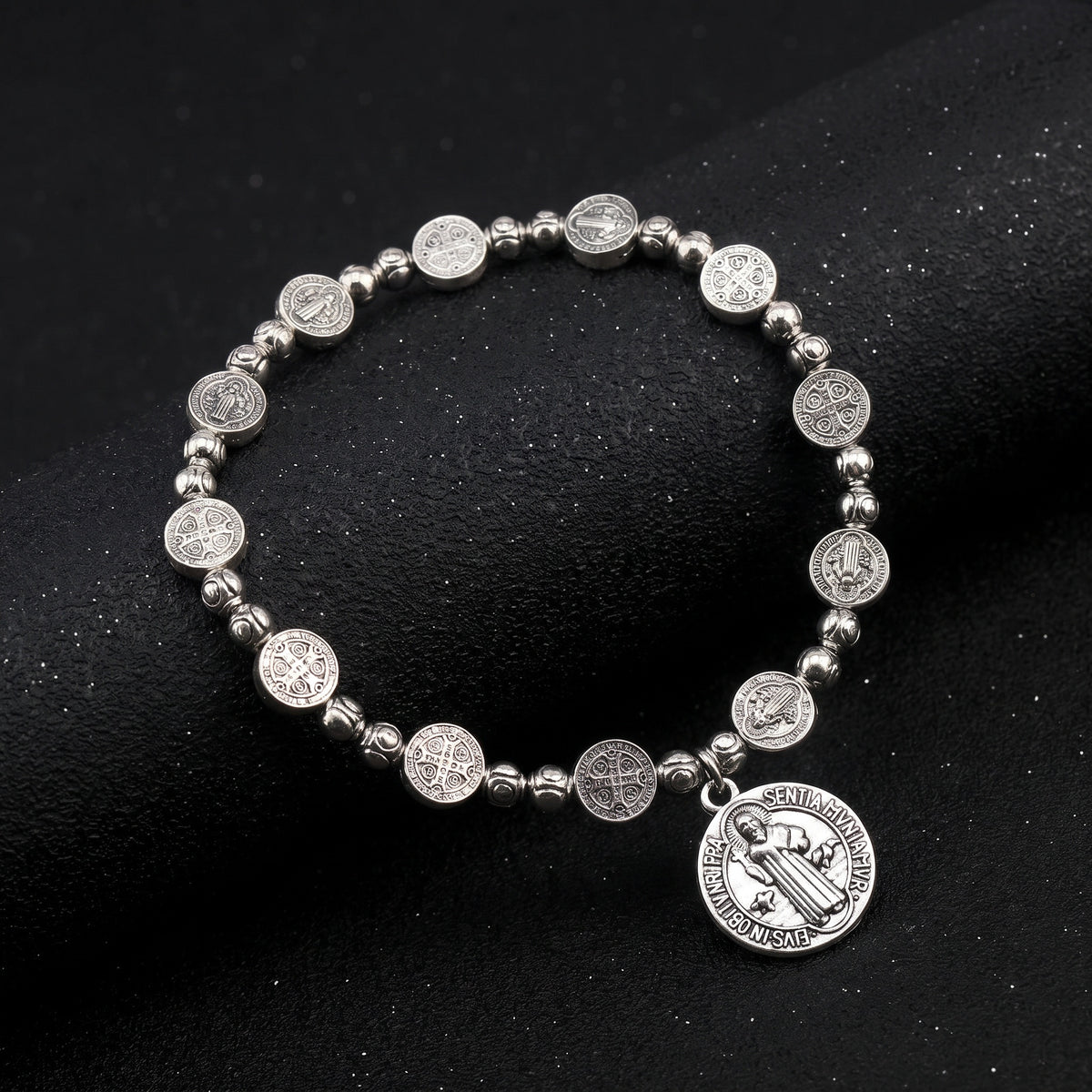The Saint Benedict Pendant Bracelet